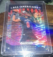 Lamar Jackson Panini 2019 Przm Draft Pcks Pink Pulsar “All-Americans”&FREE SHIP picture