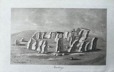 1792 Antique Print; Stonehenge, Wiltshire after Robertson picture