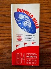 Vintage Buffalo Bills 1964 Press Media Guide - AFL Champions in 1964 picture