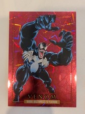 2024 Marvel Masterpieces 92 Platinum Venom Pink Lasers out of/992 card #97 picture