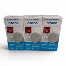 3-Pack Omron PM400 TENS Therapy Pocket Pain Pro Pain Relief Unit Drug Free picture