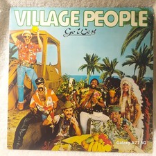 Village People/GO WEST/1979/w/Poster/Vinyl, LP, Album/FREE SHIPPING/EX VG+ picture