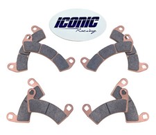 Sintered Front & Rear Brake Pad Set for Polaris RZR XP Turbo / 4 / S (not S 4) picture