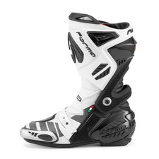 Forma ICE PRO FLOW racing motorcycle boots black white track motogp road race picture
