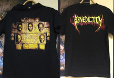Benediction Band Music Tour Heavy Cotton Black All Size T Shirt For Men AG518 picture