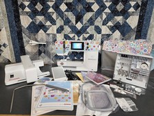 BERNINA 570 QE Kaffe Sew/Quilt/Emb Machine 3.3M Stitches Professional Service picture