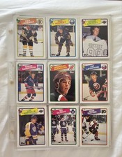 1988 89 Topps Complete Set 1-198 Gretzky Lemieux Roy Hull Shanahan NrMT MT picture