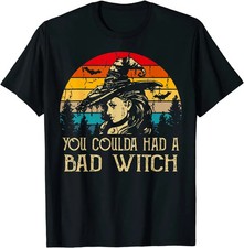 You Coulda Had A Bad Witch Vintage Halloween 70S 80S T-Shirt picture