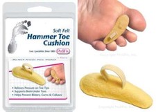 PEDIFIX Hammer Toe Cushion Crest Support Soft Felt Claw Mallet Toe Pain P54 -1- picture