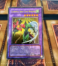 Yu-Gi-Oh TCG Elemental HERO Flame Wingman Ultimate Rare Foil TLM-EN035 1st picture