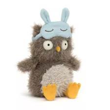 NWT Jellycat Audrey Hootsoftly Owl Plush Toy Soft Stuffed Animal Cute picture