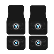 BMW 4PCS Universal Car Floor Mats Auto Carpets Interior Trim Accessories picture