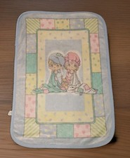 Vintage 2001 Precious Moments Boy Meets Girl Sweet Dreams Baby Blanket 30x45 picture