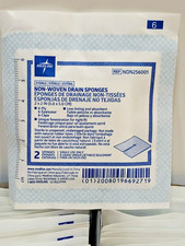 1260 Total Ct Medline Sterile Gauze Drain Sponges 2