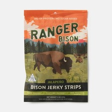 Ranger Bison Jalapeño Bison Buffallo Jerky Strips One (1)  - 2 oz Bag picture