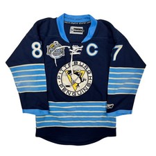 Reebok Pittsburgh Penguins Sidney Crosby 87 2011 Winter Classic Jersey Kids M picture