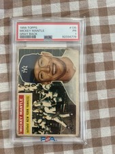 1956 Topps - Mickey Mantle #135 Gray Back PSA 1     picture
