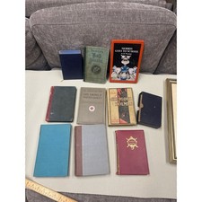 Lot 9 Vintage Books 19th 20th C Sherlock Holmes Dickens Anatomy Philosophy picture