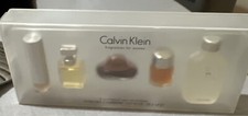 CALVIN KLEIN MINIATURE 5 PIECE SET WOMEN TRAVEL SIZE VINTAGE NEW IN BOX picture