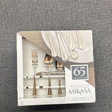 Mikasa French Countryside 65pc 18/10 Stainless Flatware Set Service for 12 picture