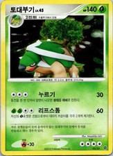 Torterra 05/55 Korean Pokemon Card Holo Rare MP picture