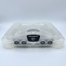 NEW Nintendo 64 N64 Limited Clear Crystal White Custom Console W/ New LED Rare picture