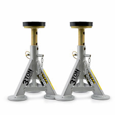 Esco Equipment 10499-PAIR Jack Stand (Pair), 3 Ton Weight Capacity w/Flat Rubber picture