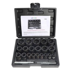 DPTOOL Lug Nut Extractor Set, Bolt Extractor, Wheel Lock Removal Kit 22PC picture