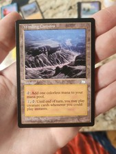 1997 MTG Magic The Gathering WTH Weatherlight Vintage Winding Canyons picture