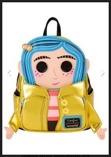 Coraline 15th Anniversary Laika Doll Metallic Cosplay Mini Backpack Bag Pack New picture