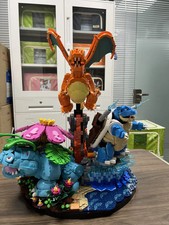 NEW 6838 PCS Charizard Blastoise Venusaur Pokemon Generic Building Block picture