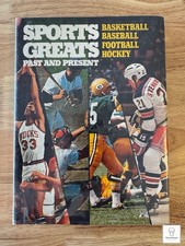 1973 Sports Greats Past And Present HC Book Football Baseball Basketball Hockey picture