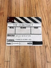 The Contract Film Production Used Clapperboard Slate Director Bruce Beresford  picture