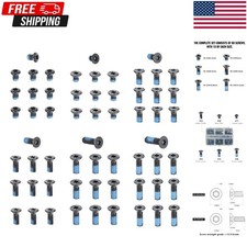 61Pcs Red Dot Sights Screws Kit Alloy Steel Flat Head Screws for Optics Mount... picture