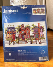 Janlynn Golden Gate Avenue Cross Stitch Kit 023-0142 2004 NIP 18x10 picture