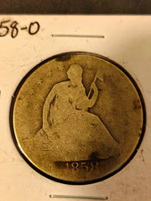 1858-O Seated Liberty Half Dollar 50C No Arrows No Motto Silver 0.900 picture