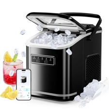 ecozy Countertop Ice Maker Machine 26lbs/24hrs Self-Cleaning Voice & App Control picture