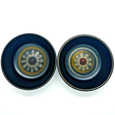 Vintage Denby Arabesque 5” Bowls Samarkand Fruit Cereal Stoneware MCM Set Of 2 picture