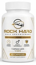 Rock Hard Male Enhancement 60 Capsules Performance Stamina Confidence  picture