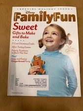 Disney FamilyFun Magazine Dec/Jan 2012 Special Holiday Issue Crafts Recipes picture