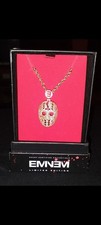 Eminem The Death of Slim Shady Hockey Mask Diamond Pendant and 24