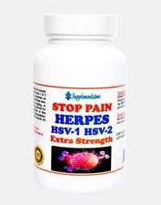 NATURAL HEALTHY SUPPORT FOR HSV 1 & 2 VIRUS PAIN WOMEN & MEN  - MADE IN USA picture