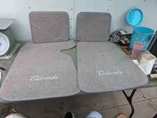 NU REPO 1954-1976 ELDORADO FLOOR MATS SET GRAY CADILLAC CARPET CADDY COUPE CONV picture
