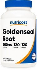Nutricost Goldenseal Root 600mg, 120 Capsules picture