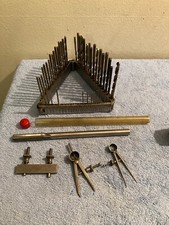 STARRETT MACHINIST #299 CALIPERS YANKEE 470 REAMER FOLDING DRILL INDEX TOOL LOT picture