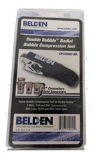 New Belden Double Bubble Radial Compression Tool CPLCRBC-BR F Male, RCA & BNC picture