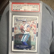2016 Donruss Optic - The Rookies Dak Prescott #TR-DP (RC) picture