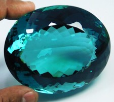CERTIFICATE Incl.*Huge Rare 1485.50Ct Natural Greenish Blue Aquamarine Gemstone picture