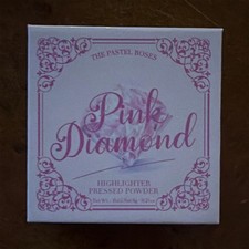The Pastel Roses Pink Diamond Highlighter Shimmer Pressed Powder Pink 8.21 oz picture