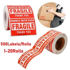 1-20x Fragile Stickers 2x3